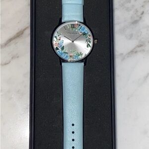 Time and true this (NEW) Elegant Palmero watch with baby blue Leather strap